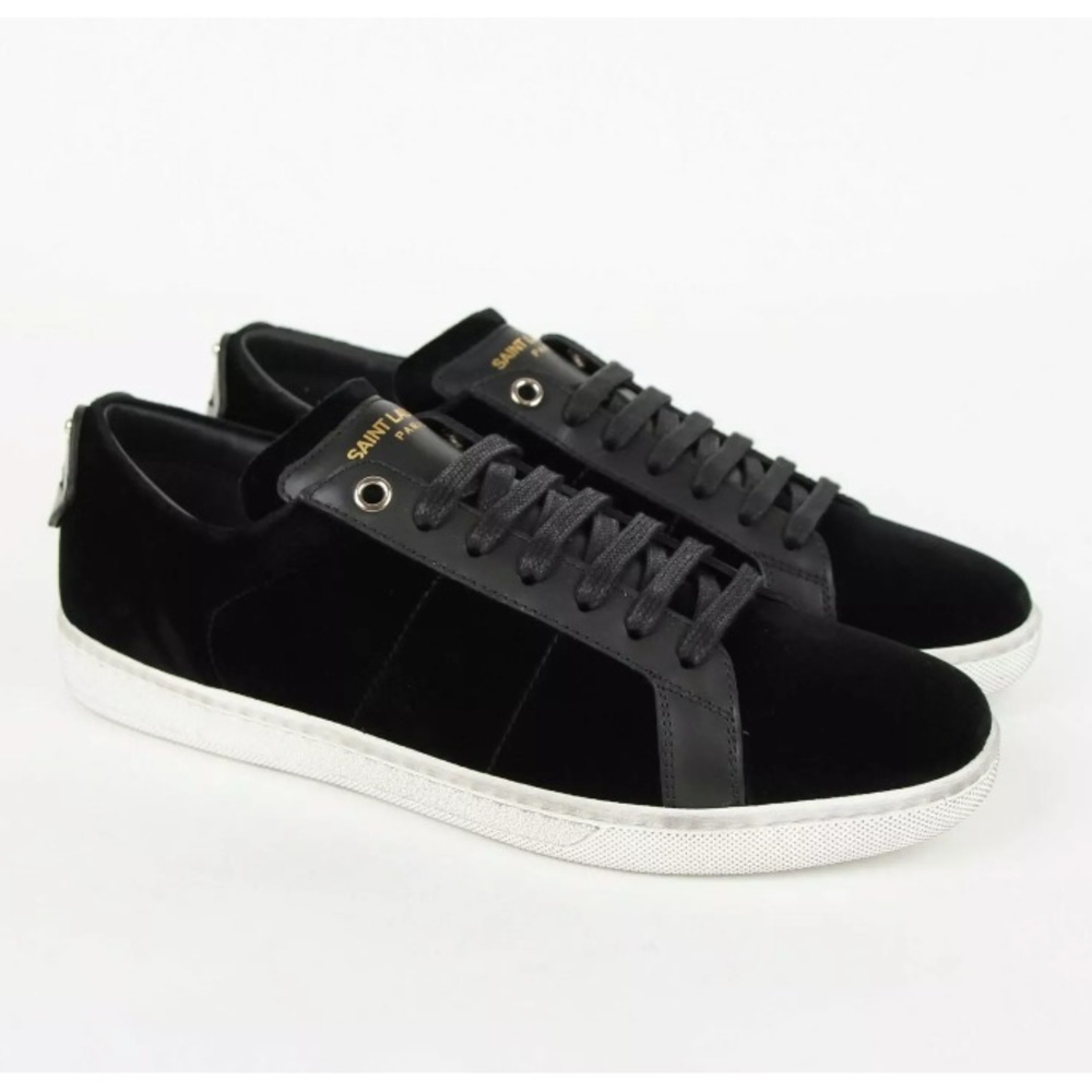 SAINT LAURENT Court SL/01 Lips Sneakers YSL kiss